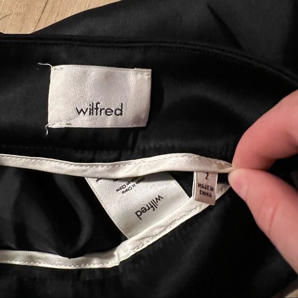 Wilfred Black Wide-Leg Pants - Picture 5 of 9